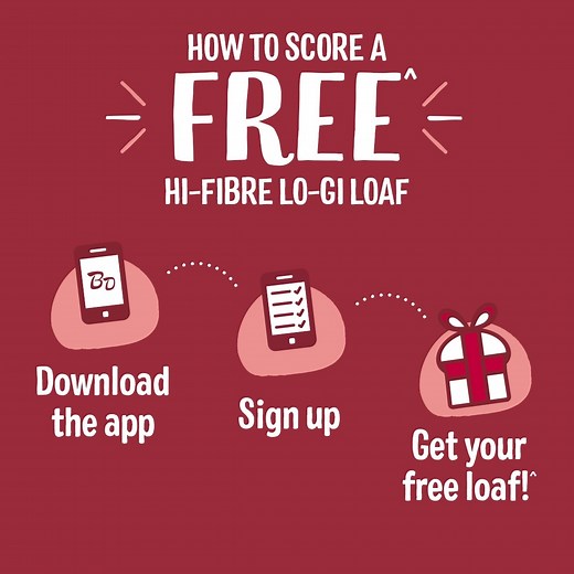 Sign up to become a Dough Getter to enjoy exclusive rewards & offers, starting with a FREE Hi-Fibre Lo-GI Loaf* as a welcome gift with your next purchase. Doughn't wait, sign up today 👉 https://bit.ly/AUDoughGetters T&Cs apply: https://bit.ly/AUDoughGettersTCs | Bakers Delight