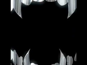 Vampire teeth bite watermark
