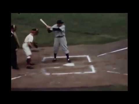 Oct. 7, 1940 World Series Game 6 Cincinnati Reds vs Detroit Tigers at Crosley Field (IN COLOR)