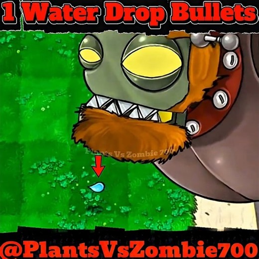 1 Water Drop Bullet vs 100 Zombies & Dr. Zomboss! #pvz #pvz2 #youtubeshorts #shorts