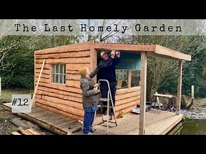 The CABIN gets some wonderful LARCH CLADDING! #12