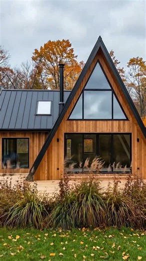 How We Build a Concrete A-Frame House | Modern Cabin in the Woods