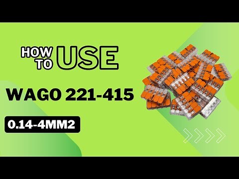How to use WAGO 221-415 Connectors