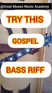 12K views · 241 reactions | Simple Gospel Bass Riff You Can Try Immediately BASS GUITAR LESSON  #howtoplay #Worship #bass #gospel #bassriff #basslessons #basstutorial #beginner #riff | Great Moses Music Academy | Facebook