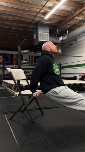 Oregon Pro Wrestling School on Instagram: "The “dip” exercise offers significant benefits for pro wrestling by building essential pushing strength, improving functional stability, and developing the specific muscles used in grappling. You can use almost any stable platform (like a chair or bench), making it easy to do anywhere. Control the movement: Avoid swinging or using momentum to complete reps; focus on a slow, controlled descent and ascent. Listen to your body: If you experience shoulder p