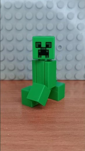 Lego Creeper from A Minecraft Movie