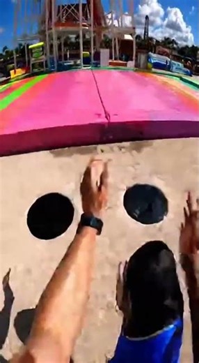 You’re Running the Hardest Inflatable Course! 🏃💨 #waterslide #waterpark #fun