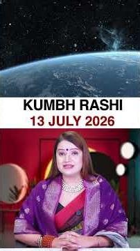 कुंभ राशिफल 13 जुलाई 2026 | Kumbh Rashi Horoscope