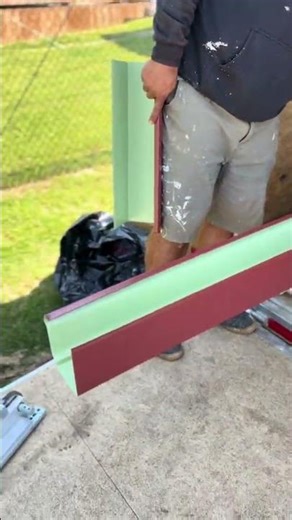 Our team fabricated these 8" box gutters using custom sheet metal built specifically for this home