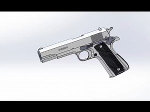 M1911 solidworks 建模