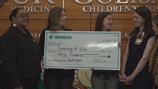 Fidelis Care awards $20,000 grant to URMC's Connecting for Kids program