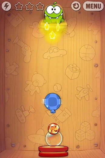 Cut The Rope 6-14 Walkthrough / Solution (Toy Box) Level Guide.