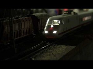 HO ICE (3671) conversion with ESU sound decoder, 2 speakers: Märklin Modelleisenbahn Anlage