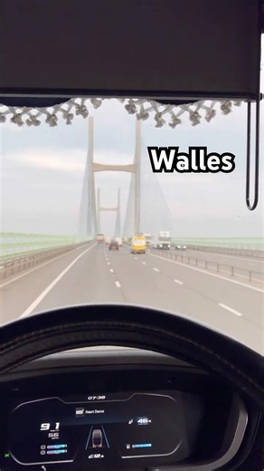 Journey Across the Wales Bridge 🌉🚗