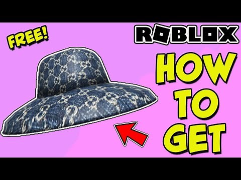 [EVENT] *FREE GUCCI ITEM* How To Get Gucci Denim Wide Brim Hat in Roblox for FREE