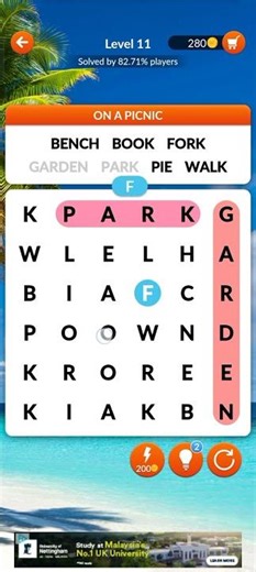 Word Search 11 Level #viral #words #shorts