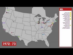 History Map of the NBA, 1946-2015