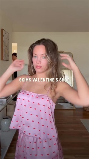 The softest pajamas ever just got even better. Shop our top-rated sleep styles in a seasonal pink and bold new print! | SKIMS