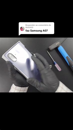 Teste de resistência do Samsung A07