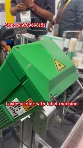 Automatic laser printer with label machine