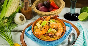 Spicy Cajun Shrimp and Corn Chowder