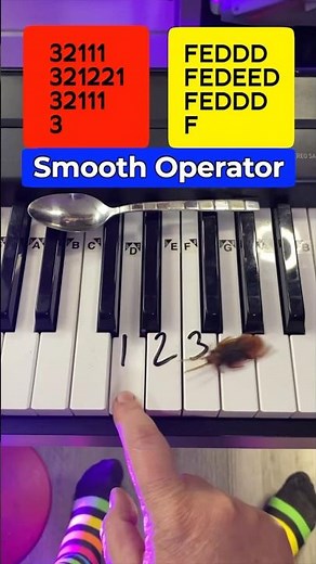 Smooth Operator TikTok Sped Up Piano Tutorial 💃🏻