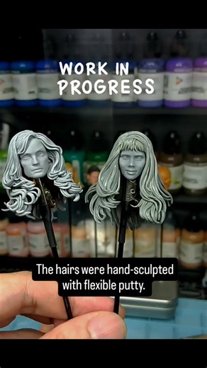 Myke Dela Paz | WIP: #JeanGrey and #Storm from the 1st #XMen movie 1:12 heads. #FamkeJanssen base head STL from @gonz.studio , #HalleBerry base head from... | Instagram