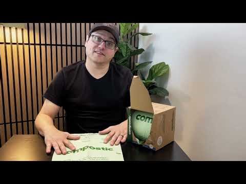 Check out these super useful compostable garbage bags!