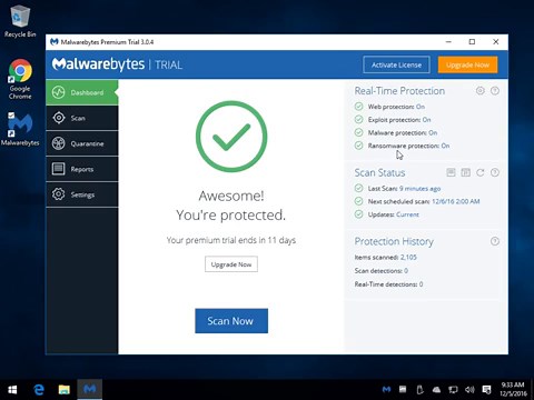Malwarebytes Anti-Malware 2.2.1.1043