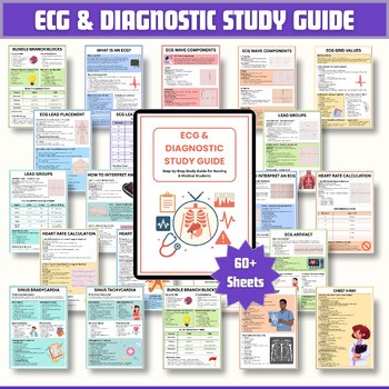 ECG & Diagnostic Imaging Study Guide | Nursing & Med-Sci PDF