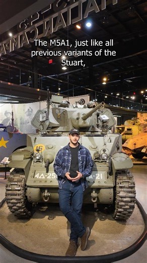 Meet the M5A1 Stuart! #AmericanHeritageMuseum #VisitMA #MilitaryHistory #HistoryMuseum #wwii #ww2 #worldwarii #worldwar2 #army #tanks #worldoftanks #tanknerd #m5a1 #stuarttank #lighttank | American Heritage Museum