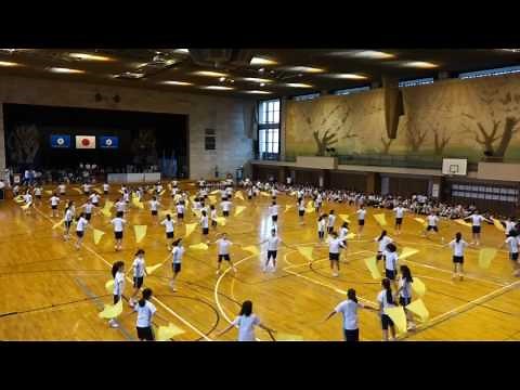 20161009第34回体育祭中学2年生ダンスShininguSunフラッグ