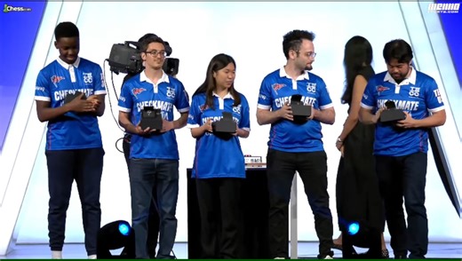 20K views · 189 reactions | Check out the final moments of the Checkmate: USA vs India match - Team USA beating India 5-0, and getting amazing watches from TAG Heuer! The first leg of the Checkmate: USA vs India match is a dominating victory for the USA in home ground. | ChessBase India | Facebook