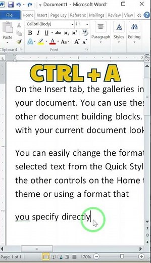 ms word tips tricks 40/100