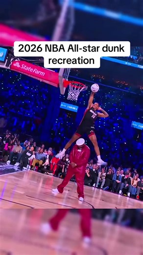 2026 NBA All-star dunk contest recreation‼️ #basketball #NBA #dunk #gymclassvr #gcvrallstars26