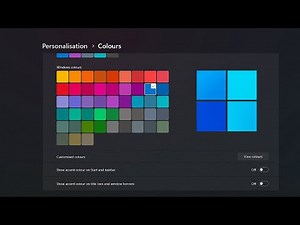 How To Change Color Accent, Taskbar, Start, Borders in Windows 11
