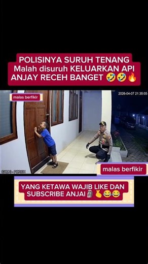 BOCIL PANIK TOBAT ROBLOX, POLISINYA MALAH SURUH NYEMBUR API ANJAY 😭