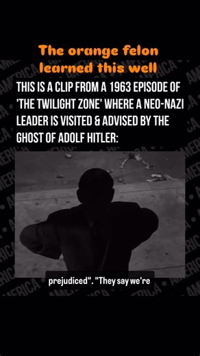 @galliwick70 on Instagram: "This Twilight Zone episode “He’s Alive” features a neo-nazi leader named Peter Vollmer (Dennis Hopper) who is visited by the ghost of Adolf Hitler. The episode was written by Rod Serling in 1963 and is more relevant today than ever. #democracy #freedom #dumptrump #stophate #stopracism #stopfacism"