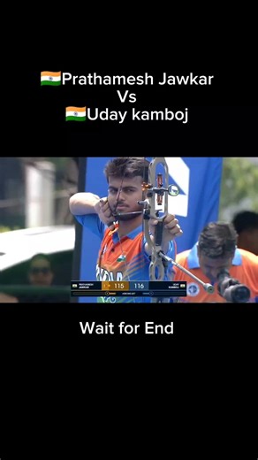 🇮🇳Prathamesh Jawkar vs 🇮🇳Uday kamboj Win compound Archery🎯#shorts #archery #hunting #outdoors #viral