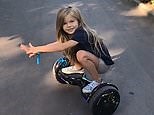 Video: Young Russian model poses and toys around with segway on Instagram | Daily Mail Online