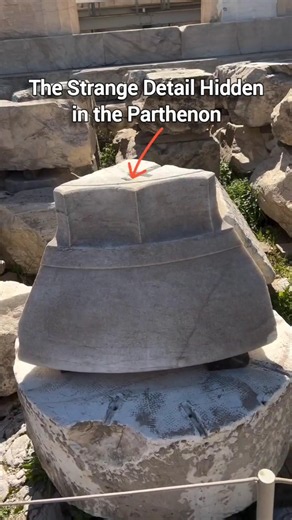 The Strange Detail Hidden in the Parthenon#ancienthistory #parthenon #athens #ancientgreece