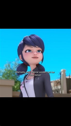 Marinette: ROCK Gabriel:SHOCK #miraculousladybug #saludamemarinette#miraculous #marinetteyadrien