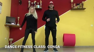 First class of DANCE WITH US 🇬🇧 🇮🇹 CONGA 🎉 let us know below if you try it at home.. Graz ❤️ Giada Lini #firstclass #conga #dancetutorial #stayathome #iorestoacasa #fitness | Graziano Di Prima