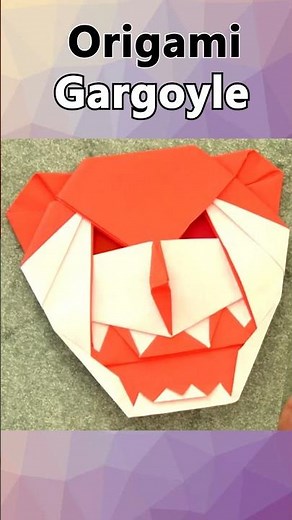 Origami Gargoyle | Flicker | Fidget Spinner | Finger Puppet #shorts