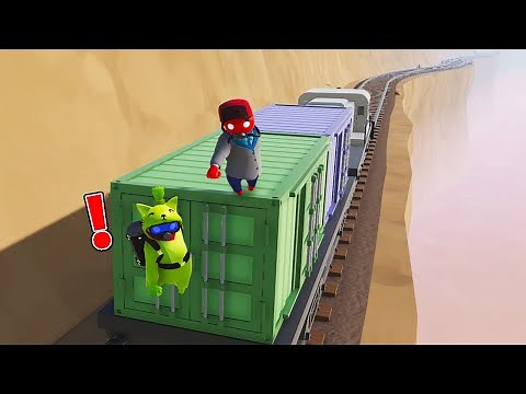 初めてのギャングビーストでガチ対戦したら大爆笑すぎたwww【Gang Beasts】