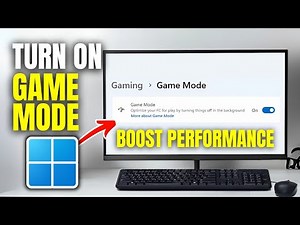 How to turn on Game Mode in Windows 11 | Full Guide