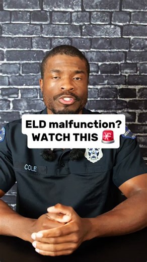 thatDOTcop on Instagram: "🚨 ELD Malfunction? Don’t panic but don’t ignore it either. Under FMCSA rules (49 CFR 395.34), you’ve got 8 days to fix or replace a broken ELD. Until then, you must switch to paper logs to stay compliant. Missing that window = violations, fines, and even being placed out of service. 📝 Truckers, have you ever had your ELD glitch out at the worst time? Drop your story below 👇 . . #fyp #trucking #truckersofinstagram #cdl #trucker"