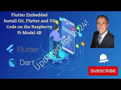 Raspberry Pi Model 4B: How to Install Flutter, Dart, and VS Code and Run Flutter Embedded Apps!