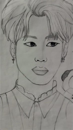 bts jimin easy draw short #bts army #shorts