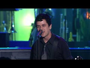 Green Day perform "Teenage Lobotomy" at the 2002 Rock & Roll Hall of Fame Induction Ceremony